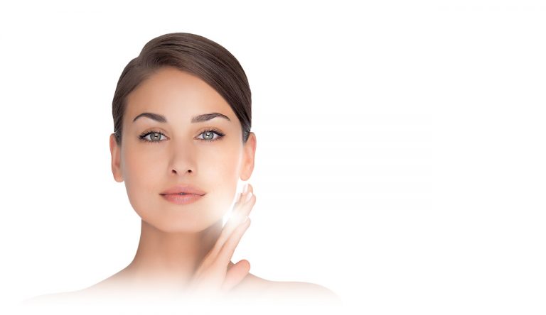 une peau lumineuse etpaisible